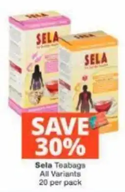 Checkers Sela Teabags offer