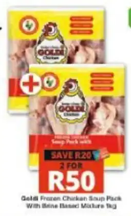 Checkers Goldi Frozen Chicken Soup Pack offer