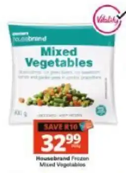 Checkers Housebrand Frozen Mixed Vegetables offer