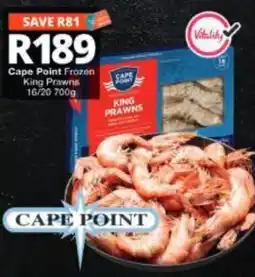 Checkers Hyper Cape Point Frozen King Prawns offer