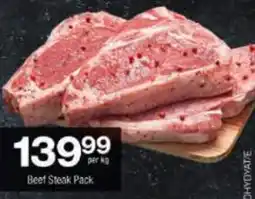 Checkers Hyper Beef Steak Pack offer