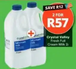 Checkers Hyper Crystal Valley Fresh Full Cream Milk offer