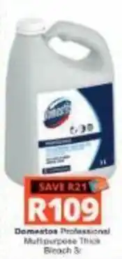 Checkers Hyper Dometos Professional Multpurpose Thick Bleach 3L offer
