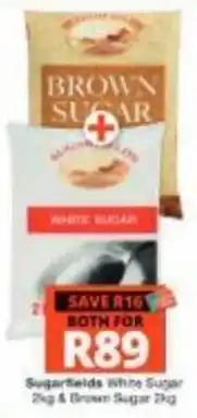 Checkers Hyper Sugarfields White Sugar & Brown Sugar offer