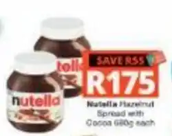 Checkers Hyper Nutella Hazelnut Spread offer