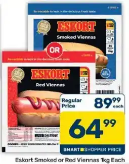 Pick n Pay Eskort Smoked or Red Viennas offer