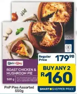 Pick n Pay Pick n Pay ROAST CHICKEN & MUSHROOM PIE Assorted offer