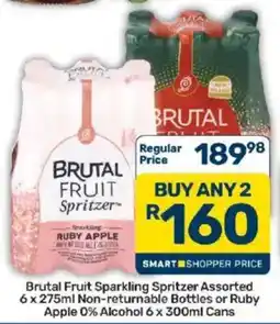 Pick n Pay Brutal Fruit Sparkling Spritzer Assorted offer