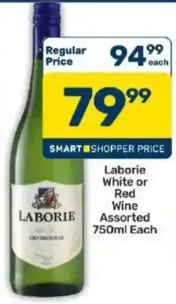 Pick n Pay Laborie White or Red Wine Assorted offer