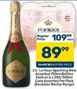 Pick n Pay J.C. Le Roux Sparkling Wine Assorted offer
