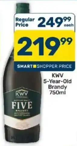 Pick n Pay KVV Five Brandy offer