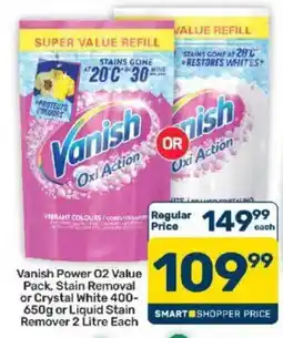 Pick n Pay Vanish Power O2 Value Pack offer