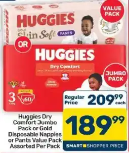 Pick n Pay Huggies Disposable Nappies Assorted offer