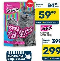 Pick n Pay Grants Clay Cat Litter offer