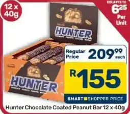Pick n Pay Hunter Chocolate Coated Peanut Bar offer