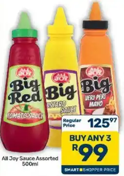 Pick n Pay All Joy Sauce Assorted offer