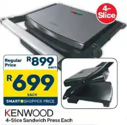 Pick n Pay KENWOOD 4-Slice Sandwich Press offer
