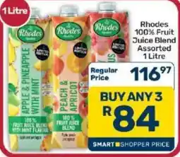 Pick n Pay Rhodes 100% Fruit Juice Blend Assorted offer