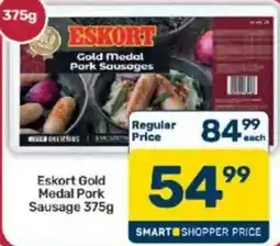 Pick n Pay Eskort Gold Medal Pork Sausages offer