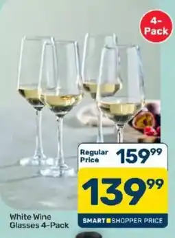 Pick n Pay White Wine Glasses 4-Pack offer