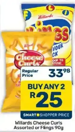 Pick n Pay Willards Cheese Curls Assorted offer
