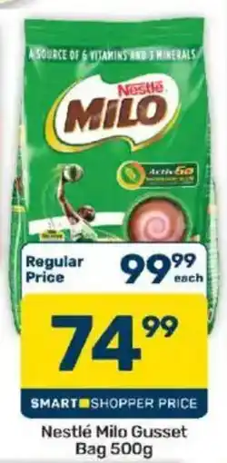 Pick n Pay Nestlé Milo Gusset offer