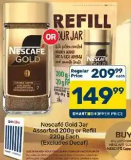 Pick n Pay Nescafe Gold Jar Assorted offer