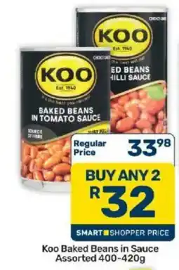 Pick n Pay Koo Baked Beans in Sauce Assorted offer