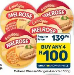 Pick n Pay Melrose Cheese Wedges Assorted offer