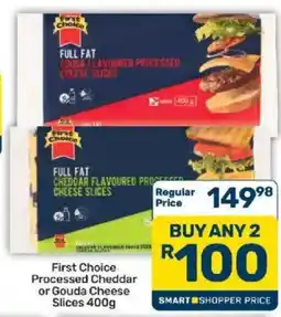 Pick n Pay First Choice Processed Cheddar or Gouda Cheese Slices offer