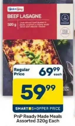 Pick n Pay PnP Ready Made Meals Assorted offer