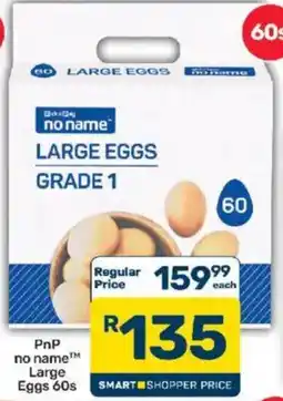 Pick n Pay no name Large Eggs offer