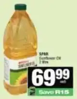 Spar Spar - sunflower oil offer