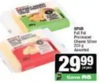 Spar Spar - full fat processed cheese slices offer