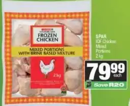 Spar Spar - frozen chicken mixed portions offer