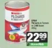 Spar Spar - pilchards in tomato or chilli sauce offer