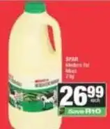 Spar Spar - medium fat milk offer