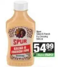 Spar Spur salad & french fry dressing offer