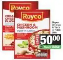 Spar Royco - dry-cook in sauce or potato bake offer
