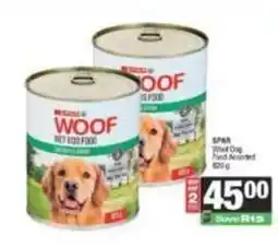 Spar Spar - wet dog food offer