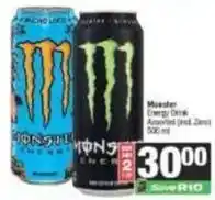 Spar Monster - energy drink offer