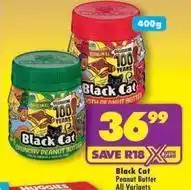 Shoprite Black cat - peanut butter offer