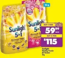 Shoprite Sunlight - washing powder offer