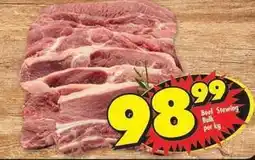 Shoprite Beef stewing offer