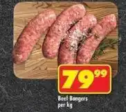 Shoprite Beef bangers offer