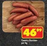 Shoprite Country russians offer
