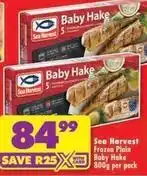 Shoprite Sea harvest - baby hake 800g per pack offer