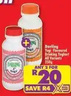 Shoprite Darling - flavoured drinking yoghurt offer