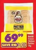 Shoprite Goldi - frozen chicken patties offer