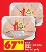 Shoprite Goldi - chicken fresh 8-piece chicken brooi pack offer